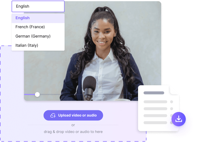 transcribe interview to text online with Media.io