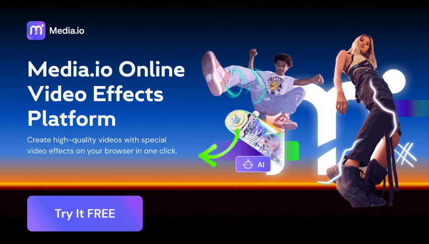 Media.io online video effects