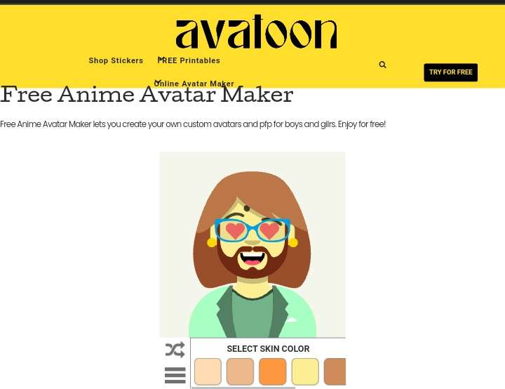 Free Avatar Maker: Create Custom Avatar Online