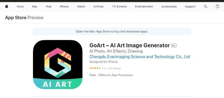 go art ai générateur d'art pour smartphones