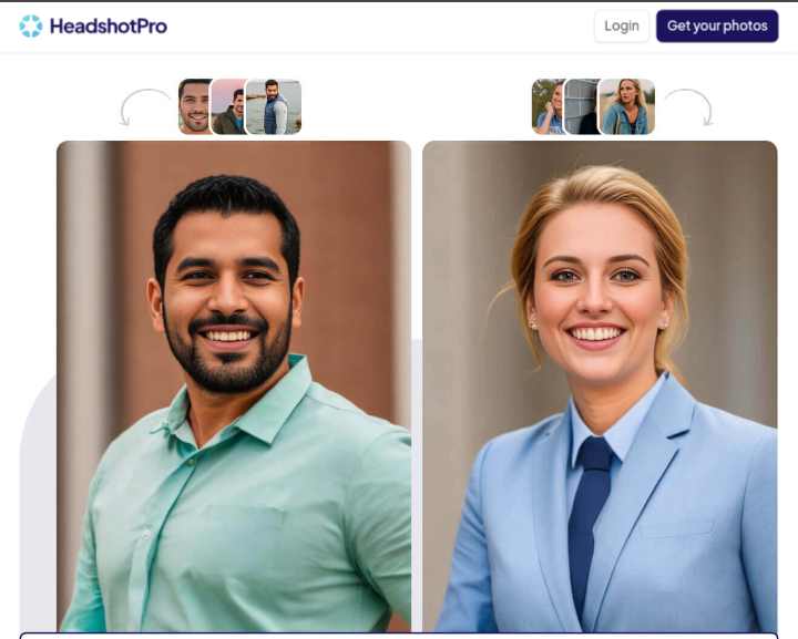 generatore di fototessere ai headshot pro