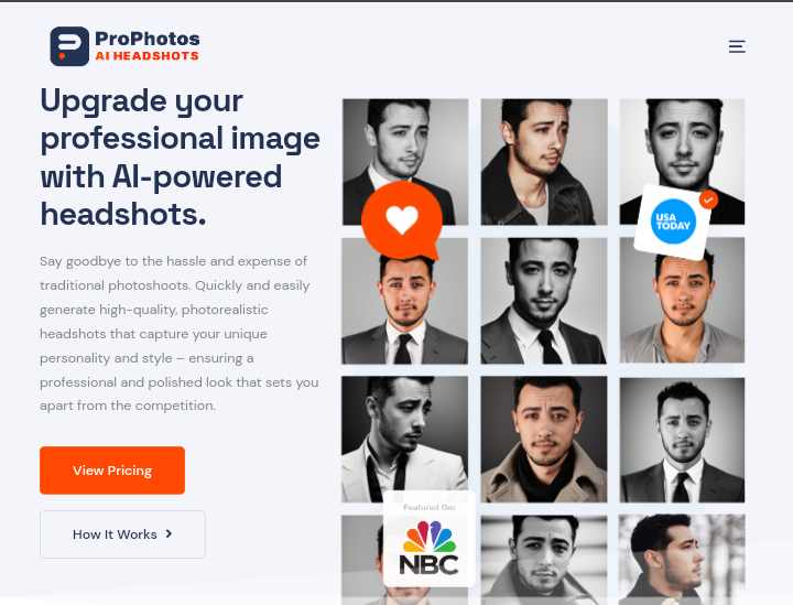 prophotos IA headshot generator