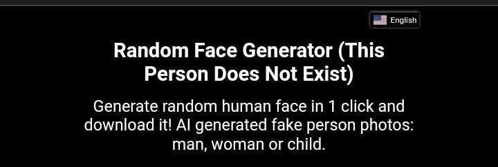 random face generator 1