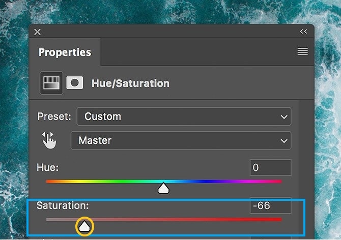 modifier la teinte et la saturation dans photoshop