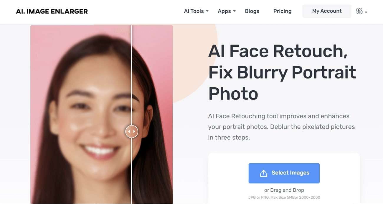 ai image enlarger portrait enhancer