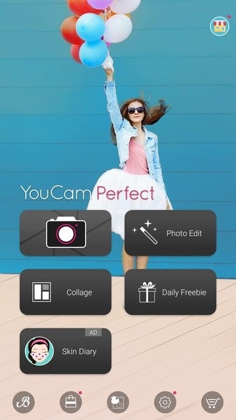 app Youcam per sfocare le immagini 