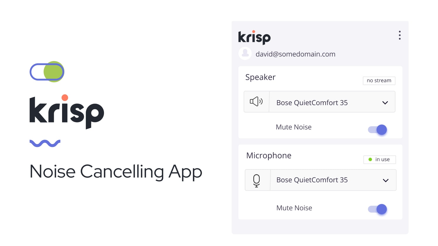 app de cancelación de ruido krisp