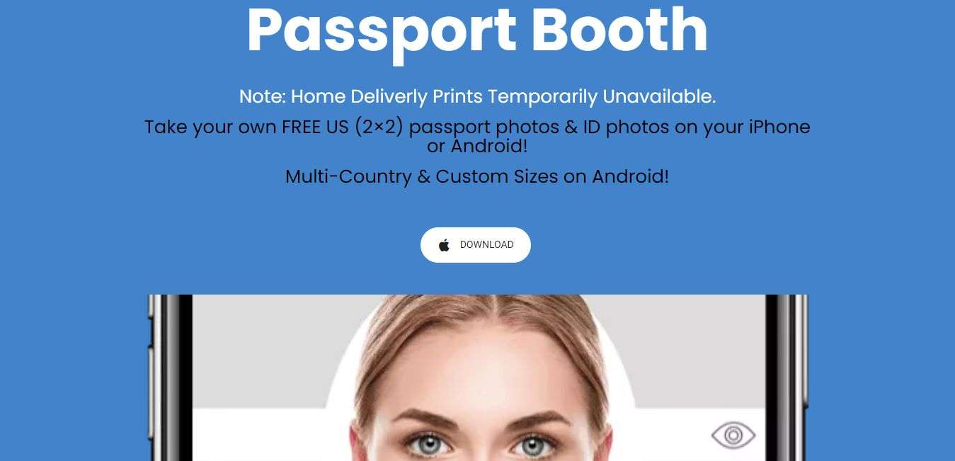 Smartphone Passport Photo System w/ Photo Cutter Preconfigured for US  Passports