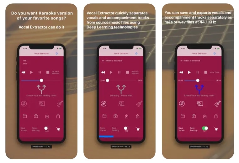vocal extractor vocal remover app ios
