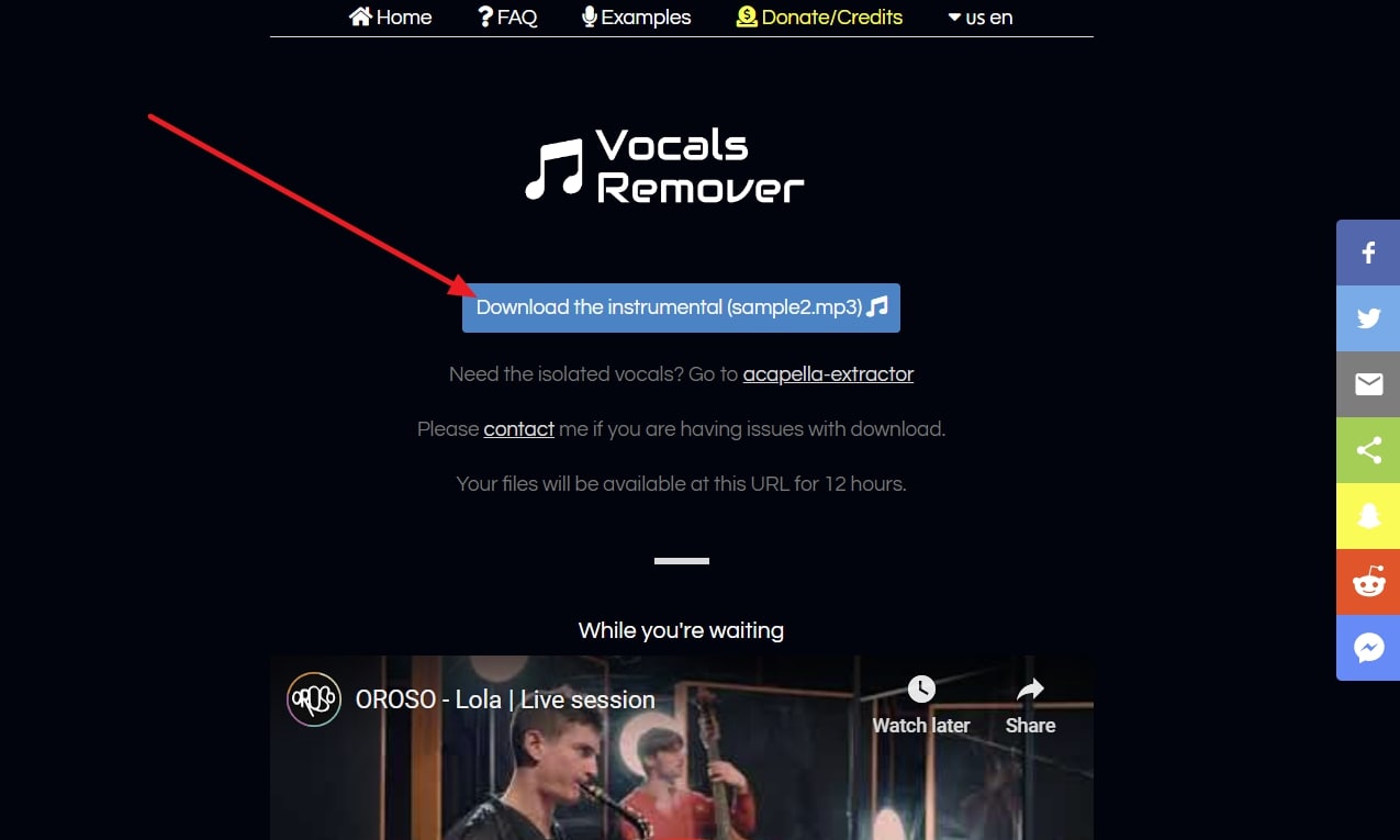 download the instrumental
