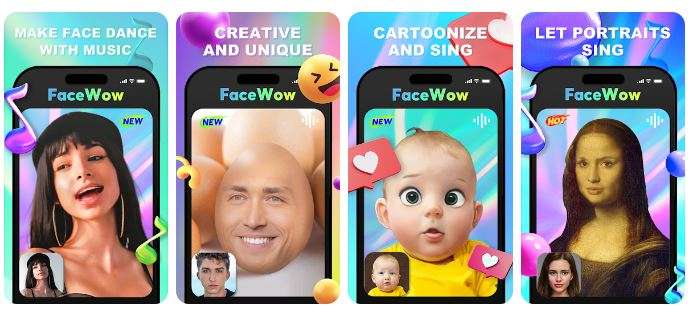 facewow make your photo sing