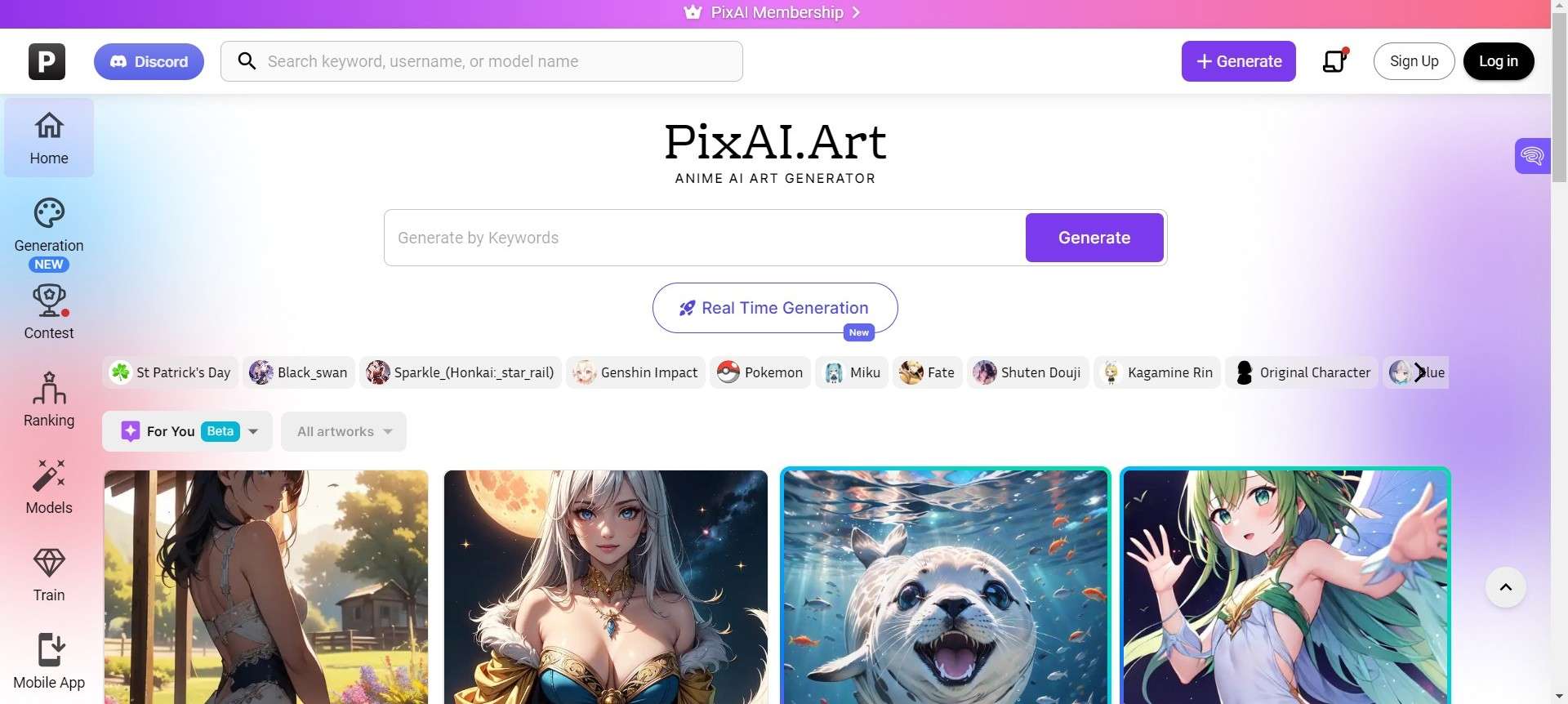 best nsfw ai art generator - pixai art