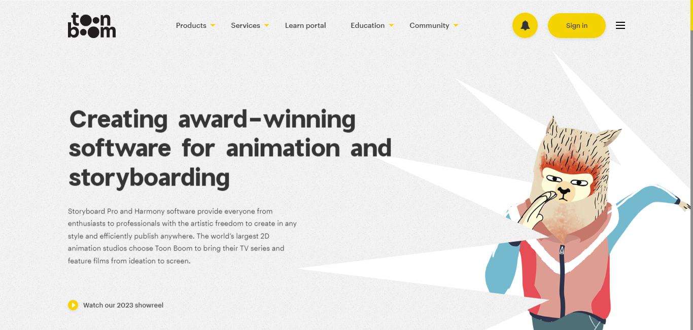 Best AI Animation Generators - ToonBoom