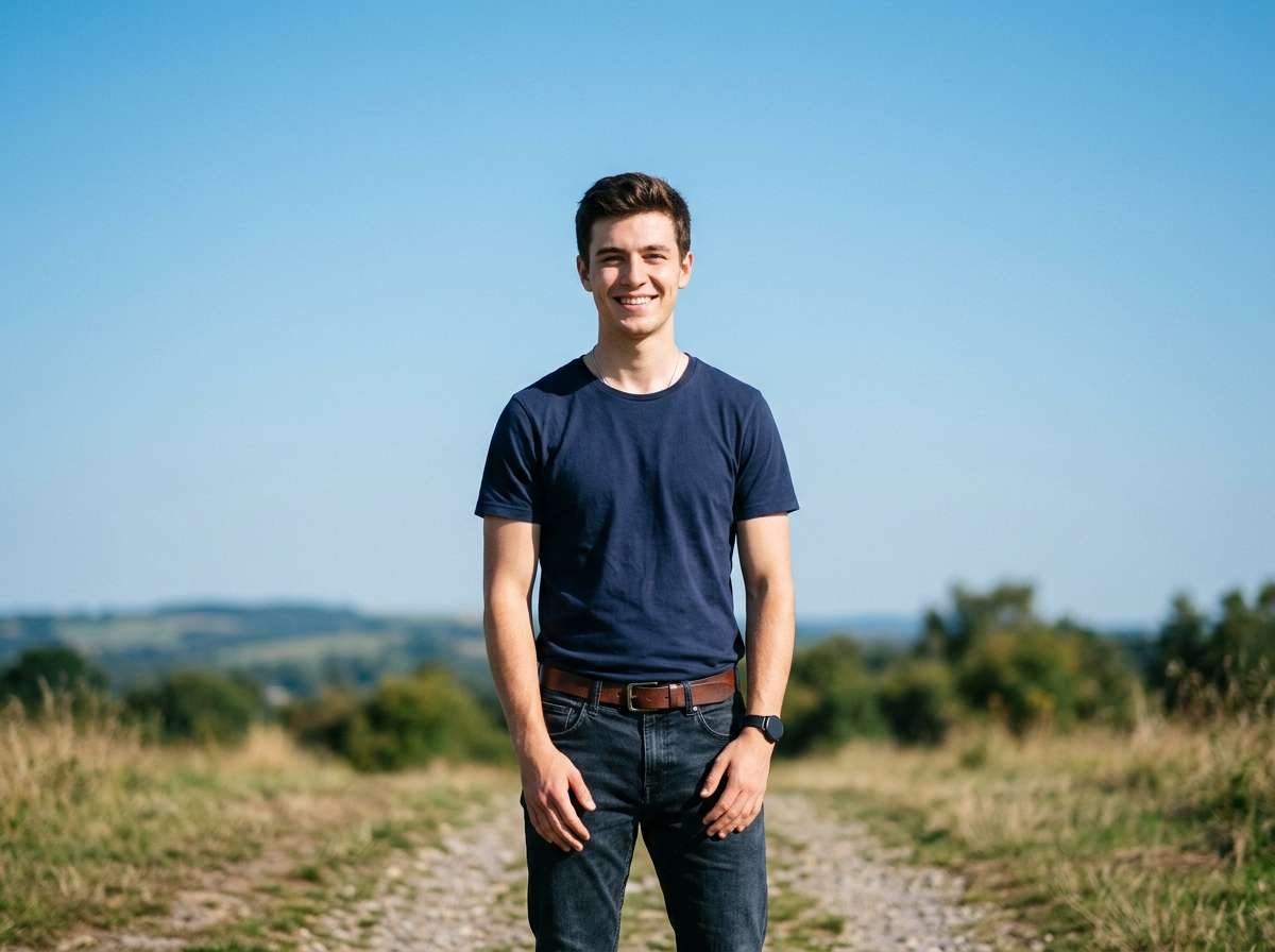 before - outdoor portrait without lightning