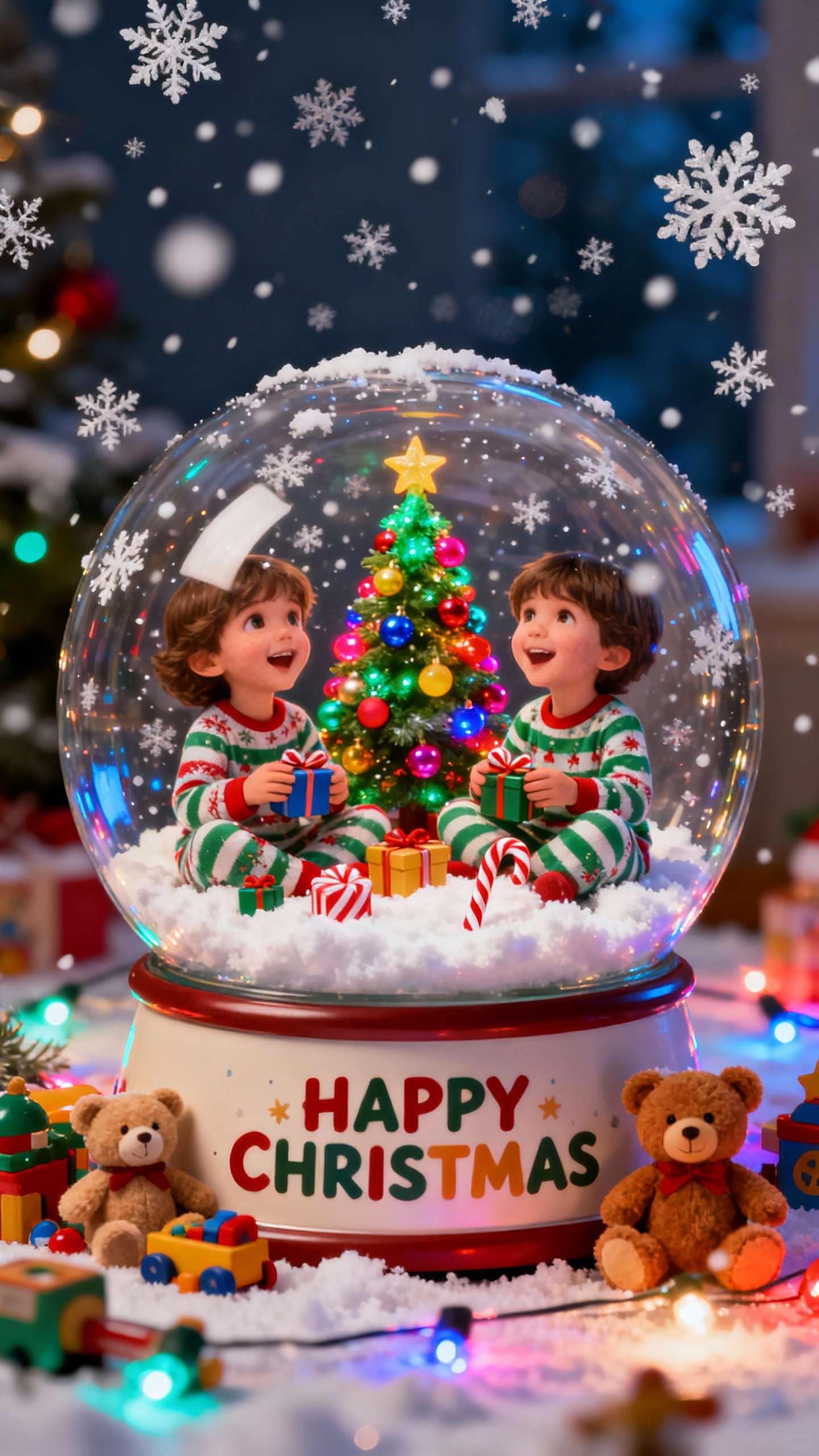 Kids Christmas Globe