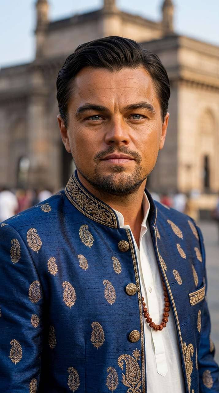 Celebrity AI portrait as if born in Morocco