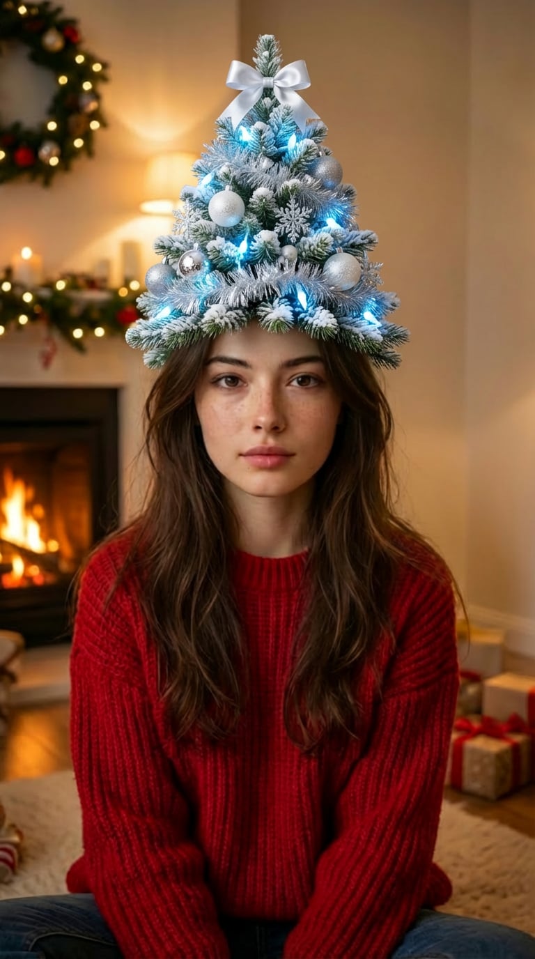 ai christmas tree hairstyle