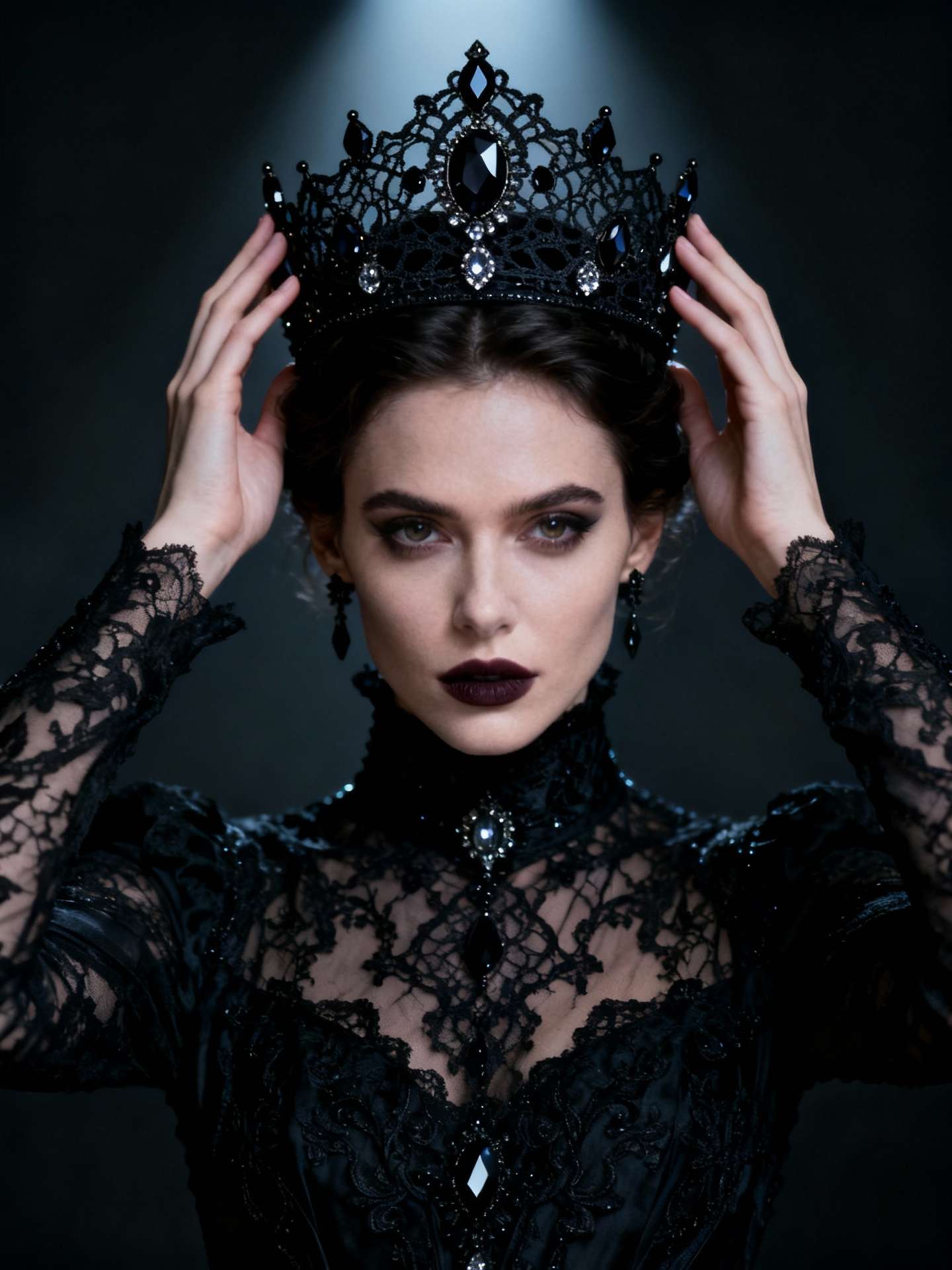 Dark Gothic Crown – AI prompt sample