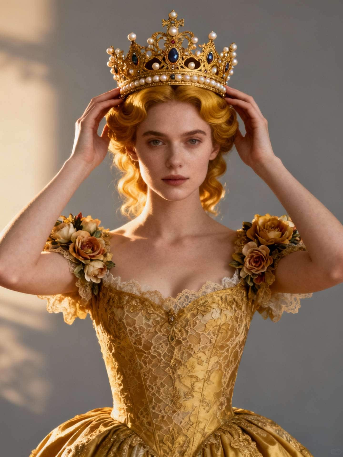 Golden Majesty Crown – AI prompt sample