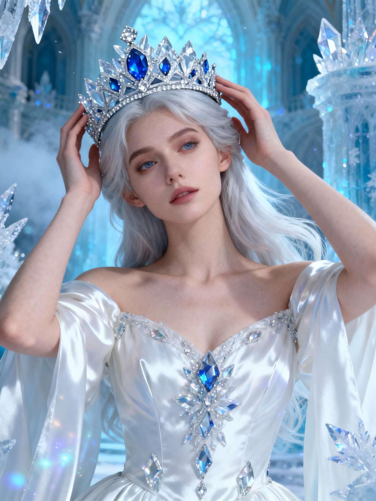 Ice Queen Crown – AI prompt sample
