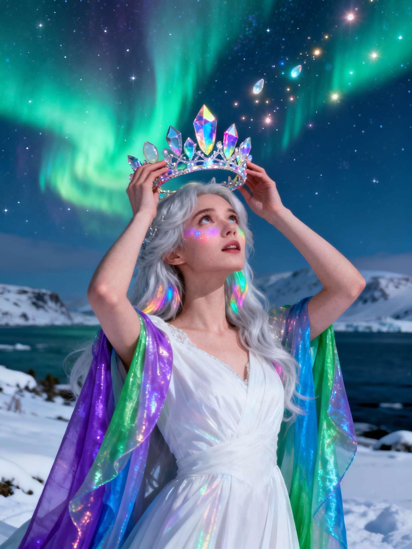 Northern Lights Crown – AI prompt sample