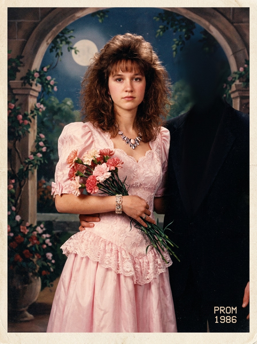 1980S Prom Photo Filter After