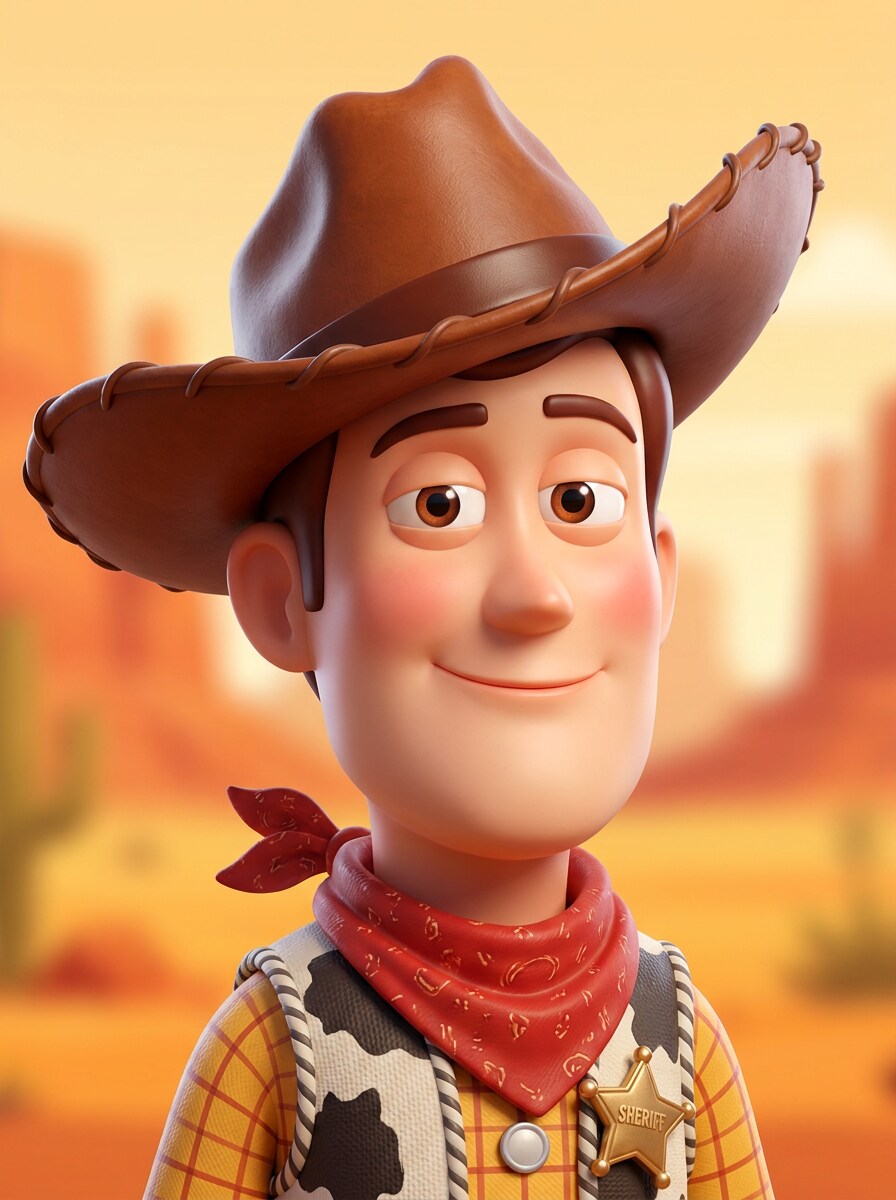 3D Cartoon Cowboy