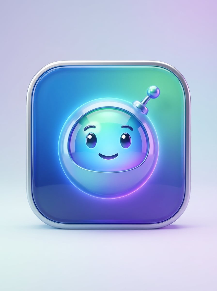 3D Friendly Assistant Icon