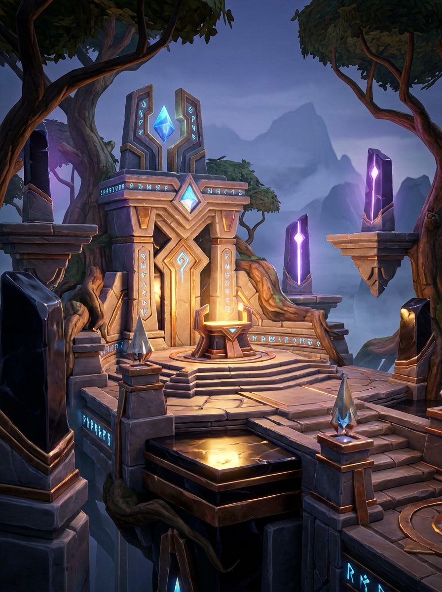 3D Game Environment Temple