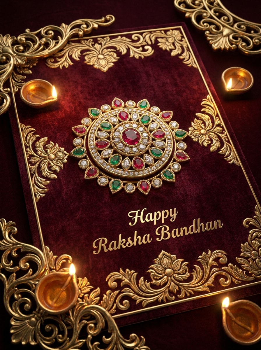 3D Ornamental Festival Card