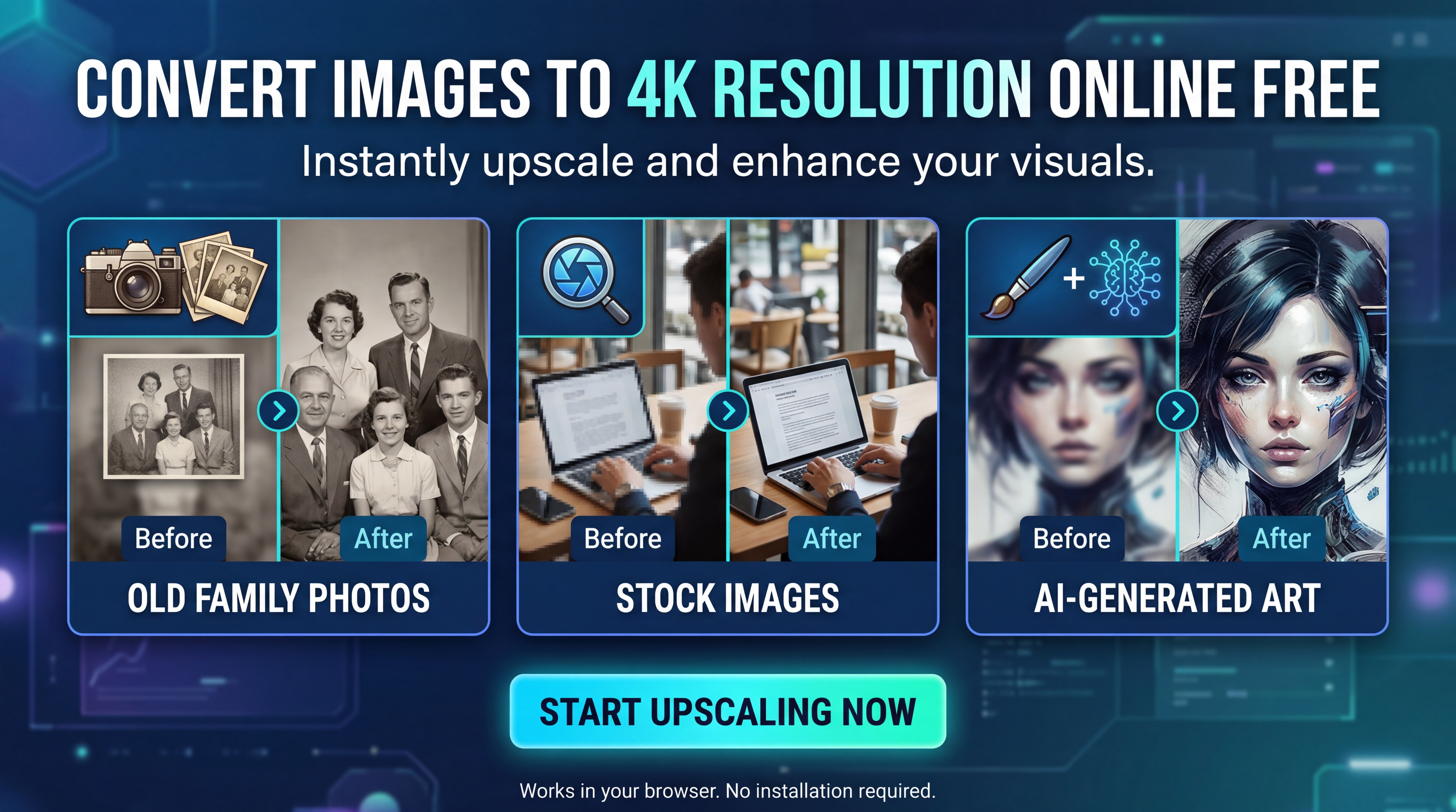Convert Image to 4K Resolution Online Free