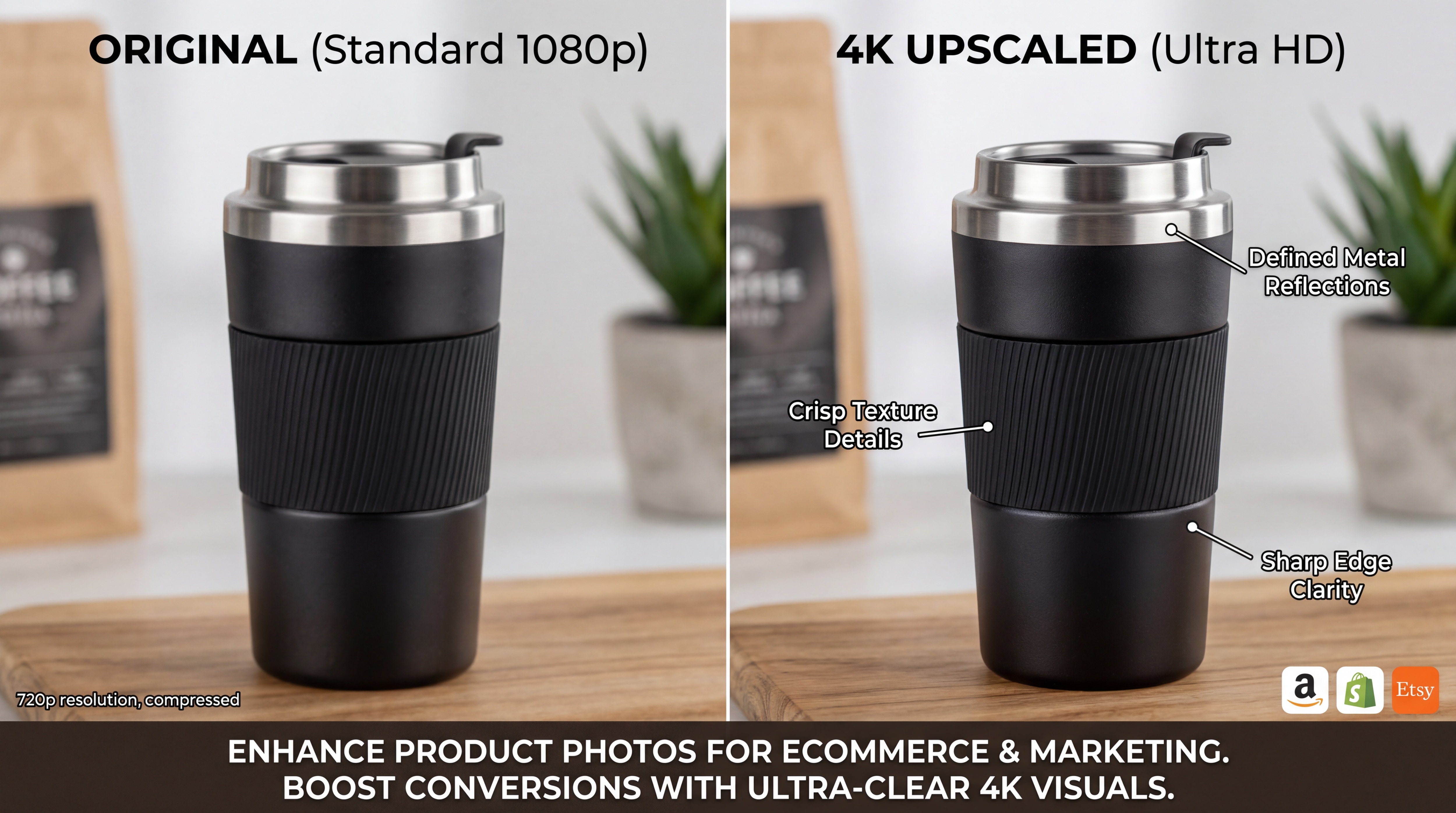 Enhance Product Photos for eCommerce & Marketing