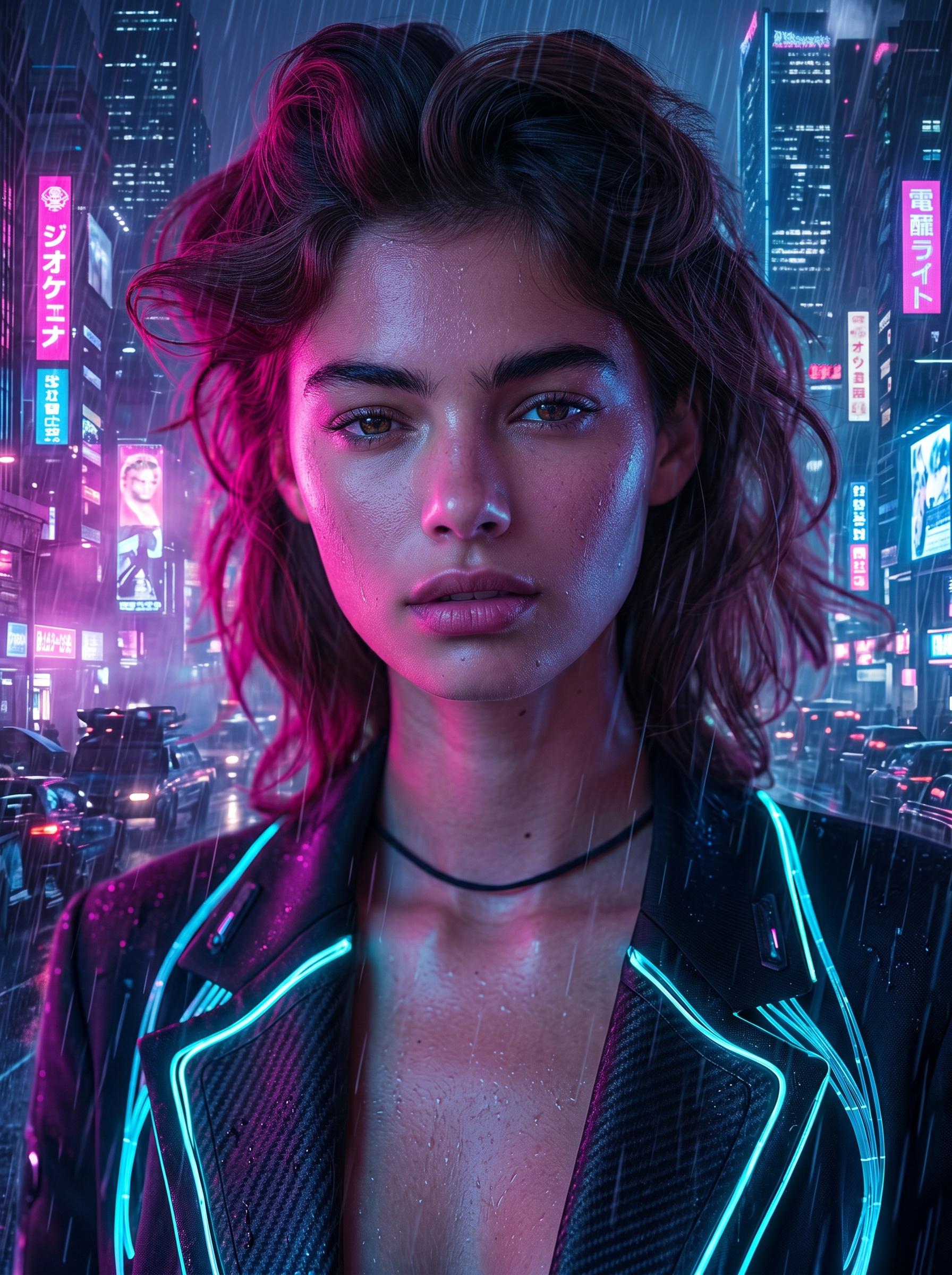 4K Neon Cyberpunk Upgrade 4K Prompt for Gemini