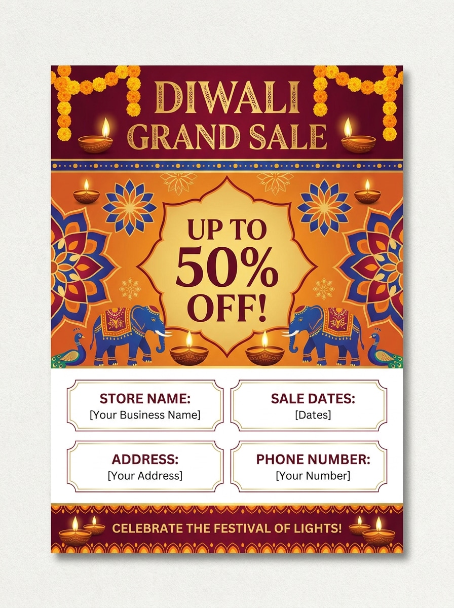 A4 Shop Flyer Poster