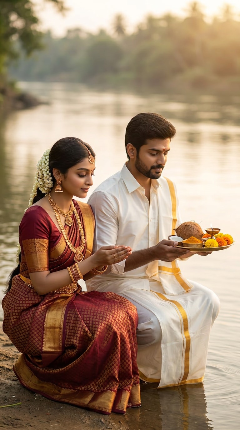 Water Gratitude Tamil Festival AI Art