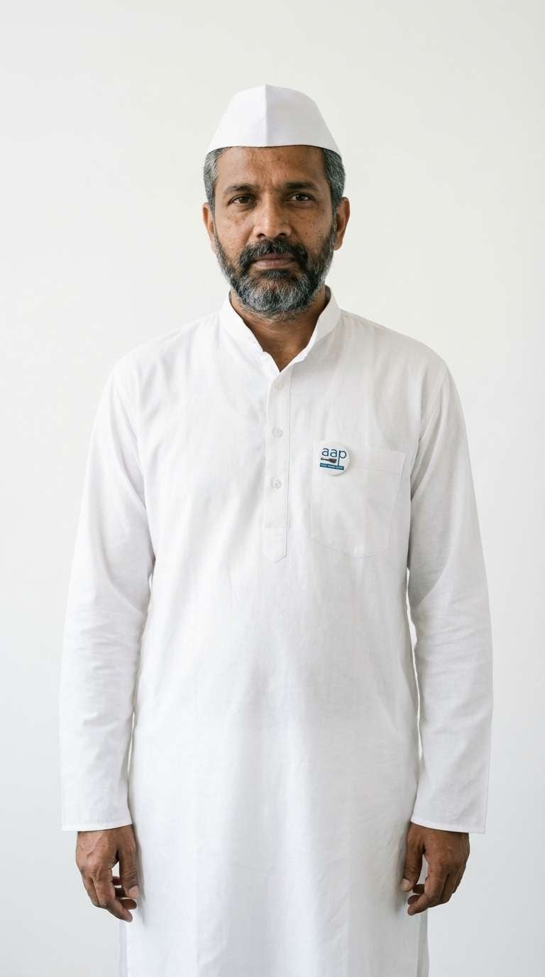 Minimal studio portrait prompt