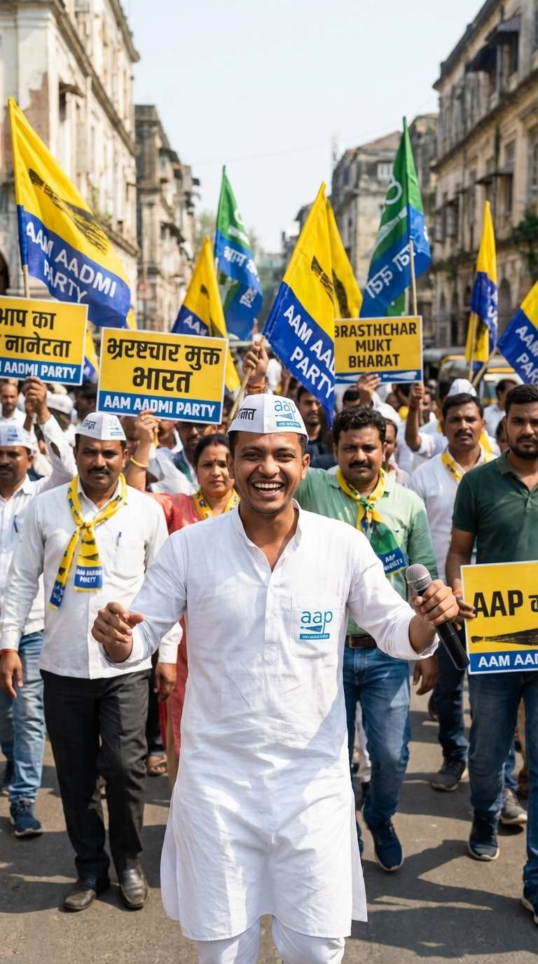 Youth march AAP visual prompt