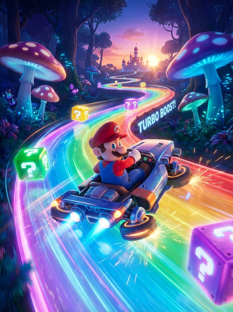 Action Movie Race Scene