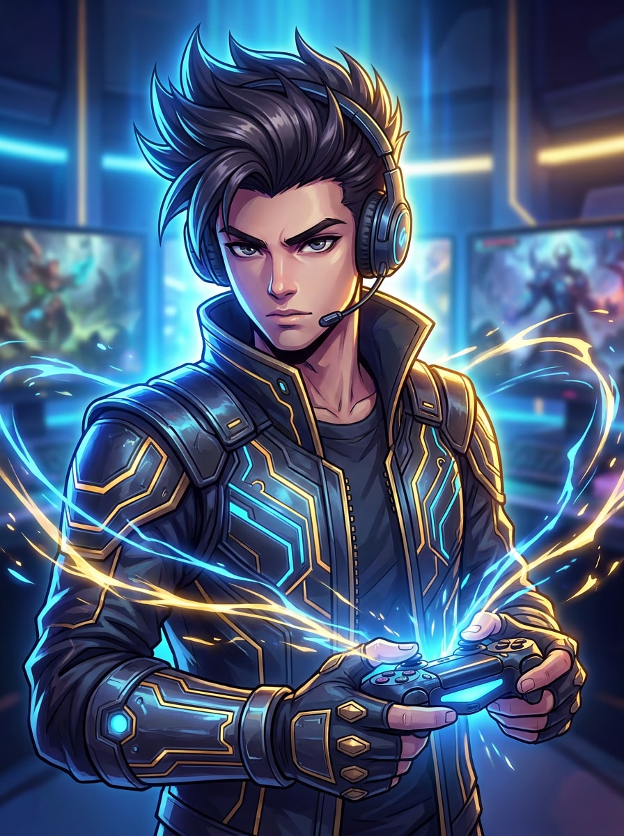 Action RPG Gamer Portrait