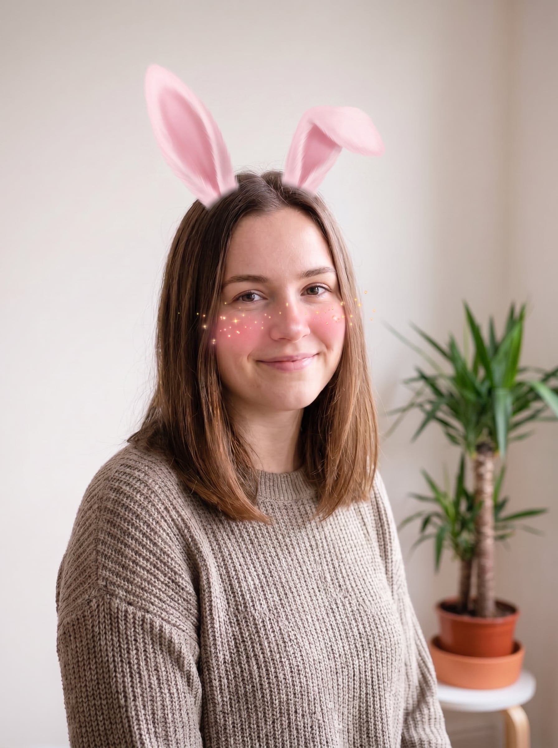 Add Bunny Ears To Photo After