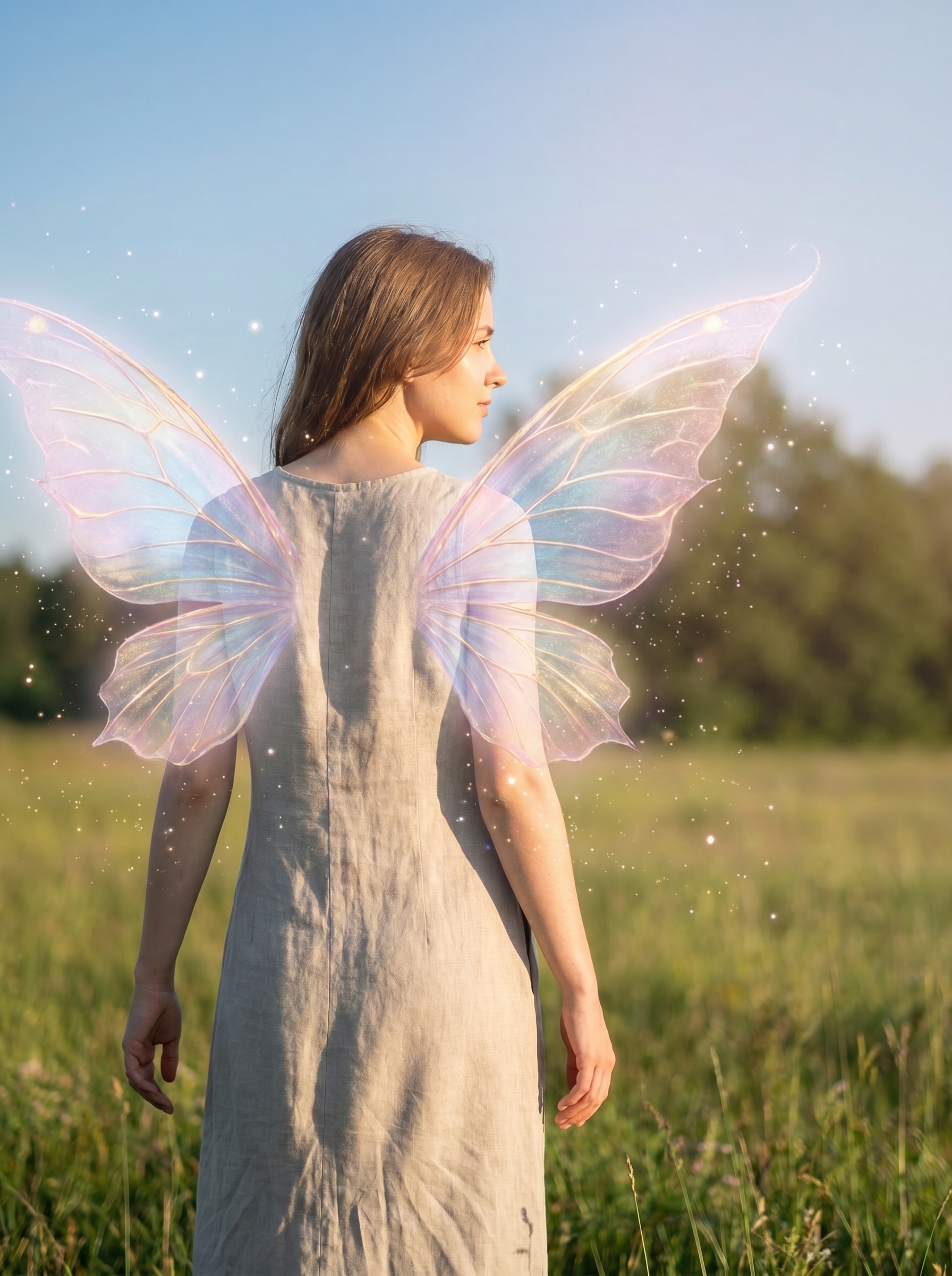Add Fairy Wings To Photo After