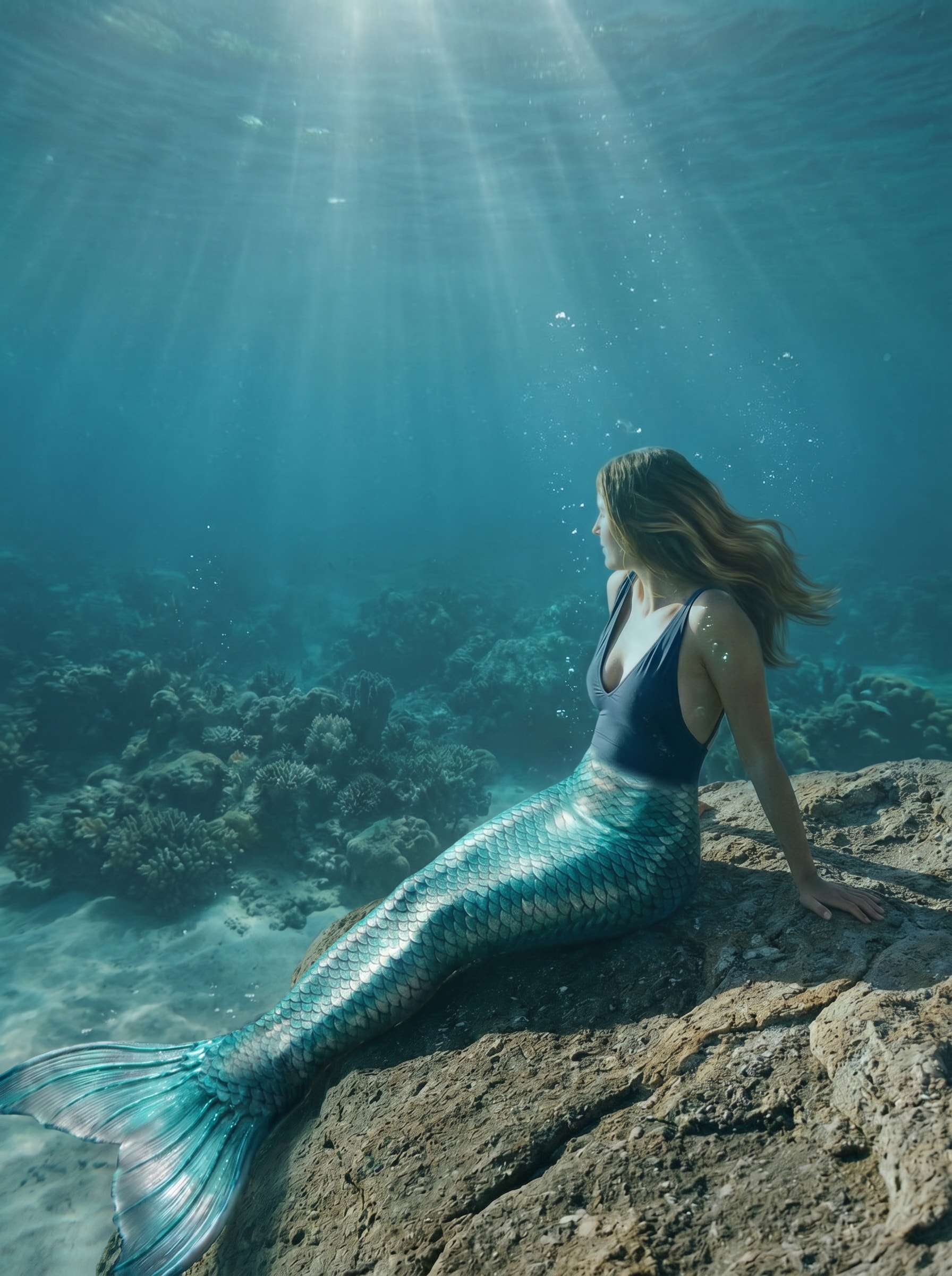 Add Mermaid Tail To Photo After