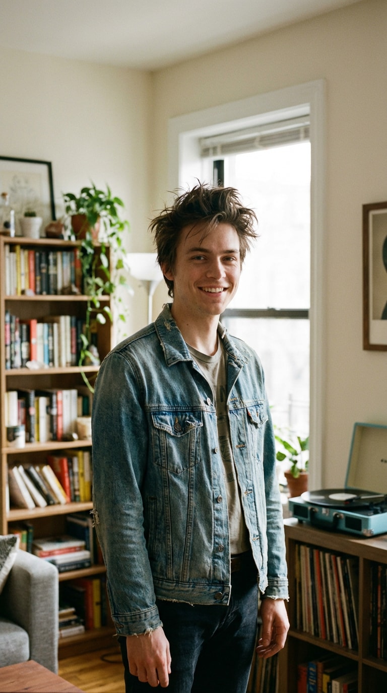 Before minimal white background example