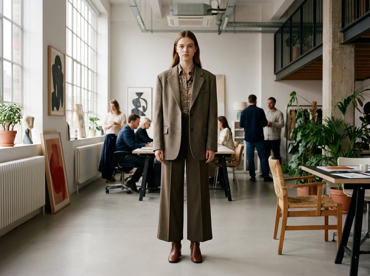 Photo before white studio background effect