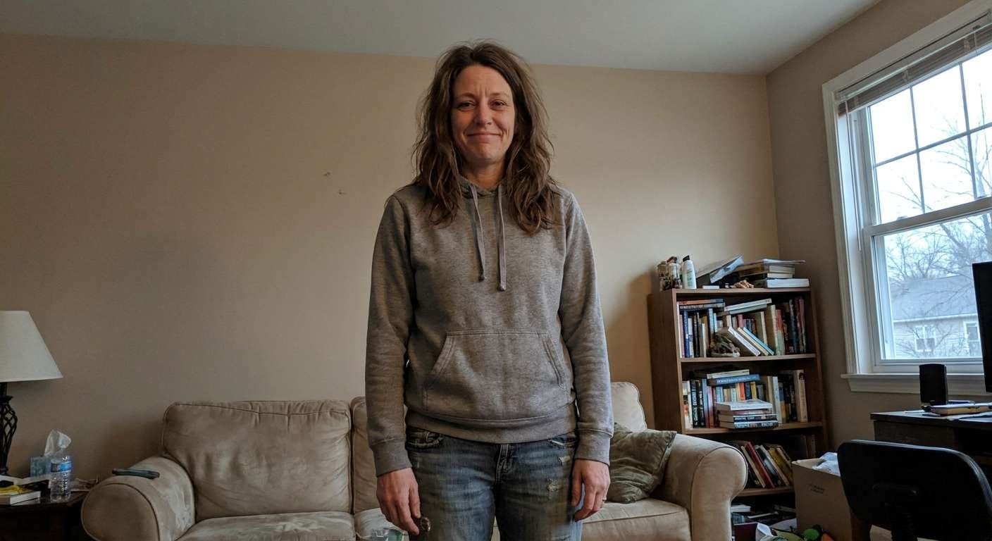 Cozy Room Portrait before background change