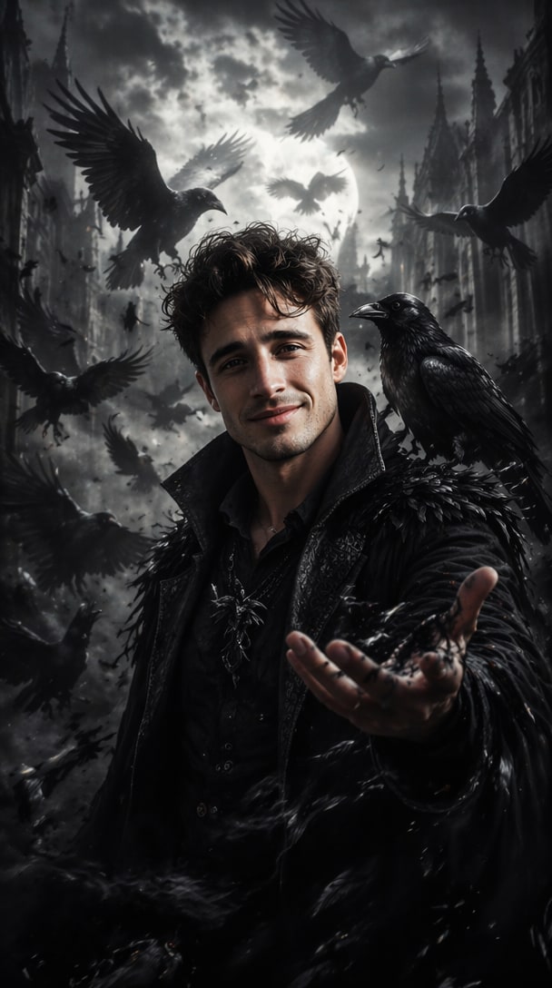 Dark Fantasy Raven Master Prompt