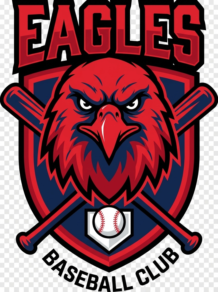 Aggressive Eagle Mascot