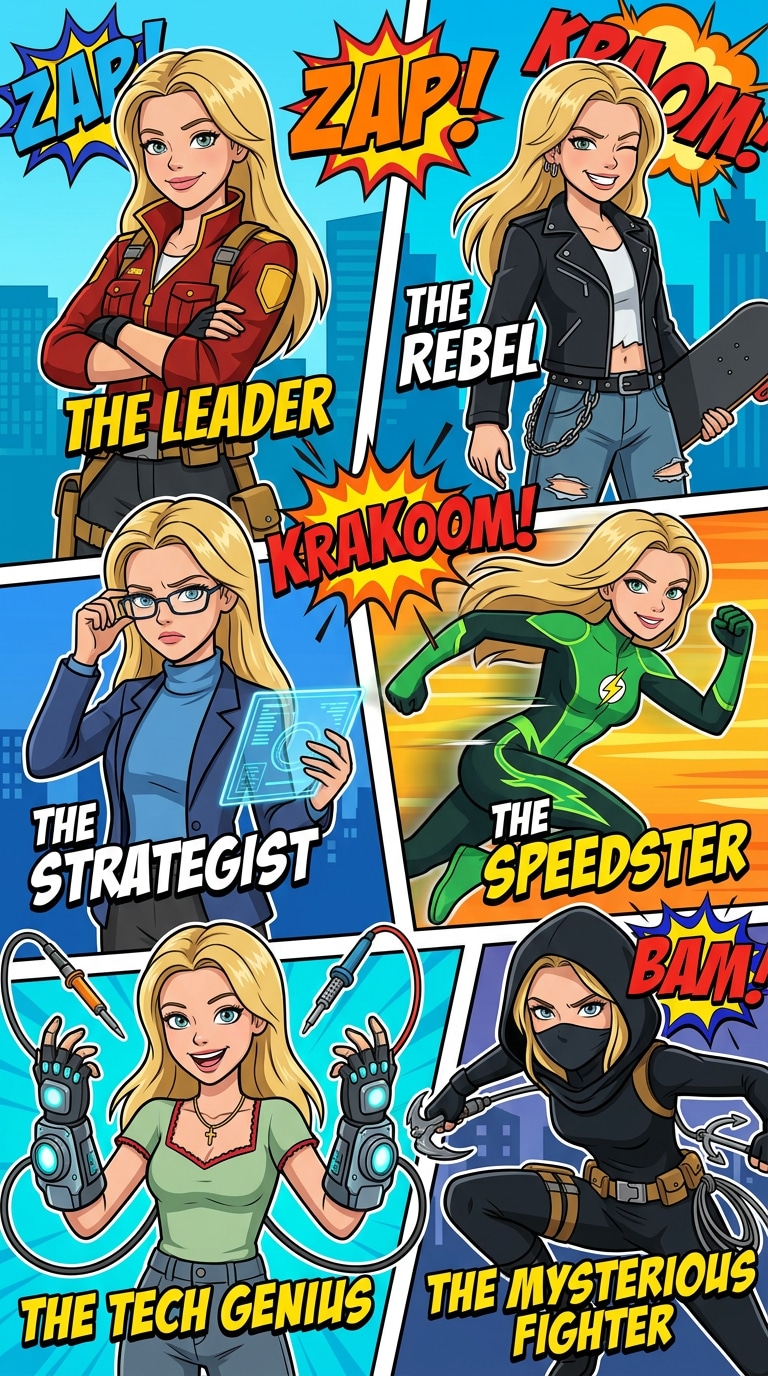 Animated Hero Squad prompt