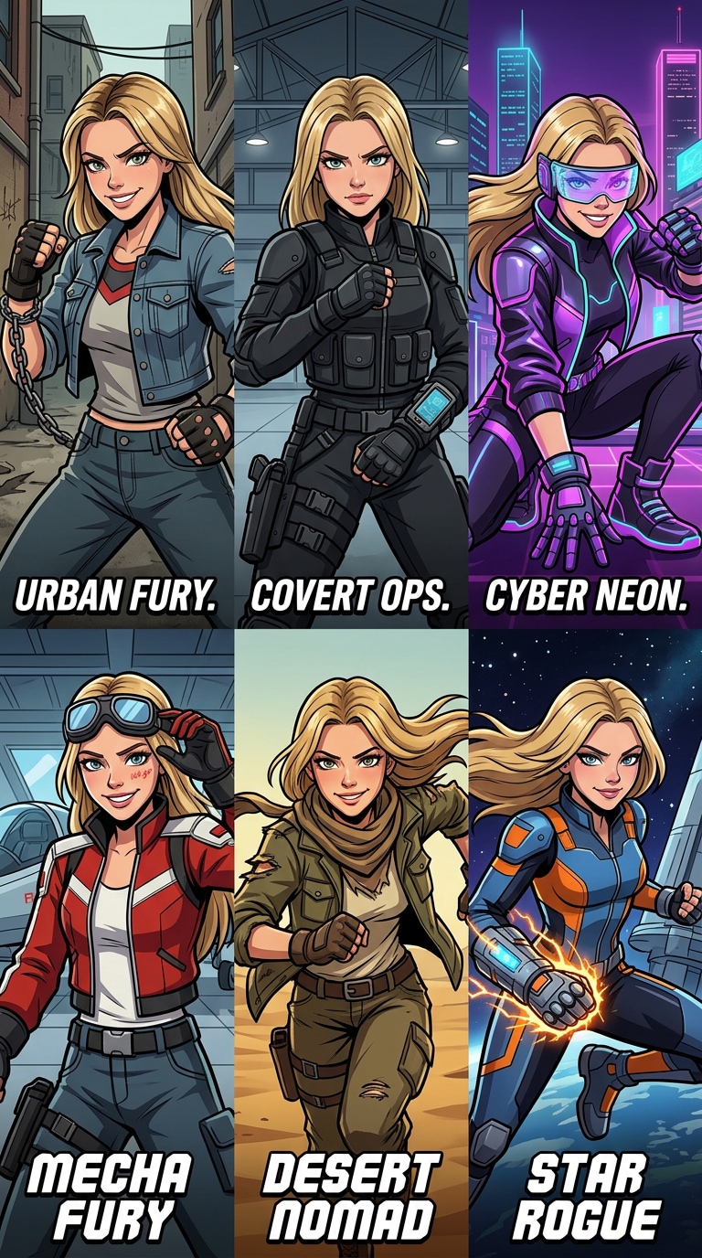 Edgy Action Cartoon Versions prompt