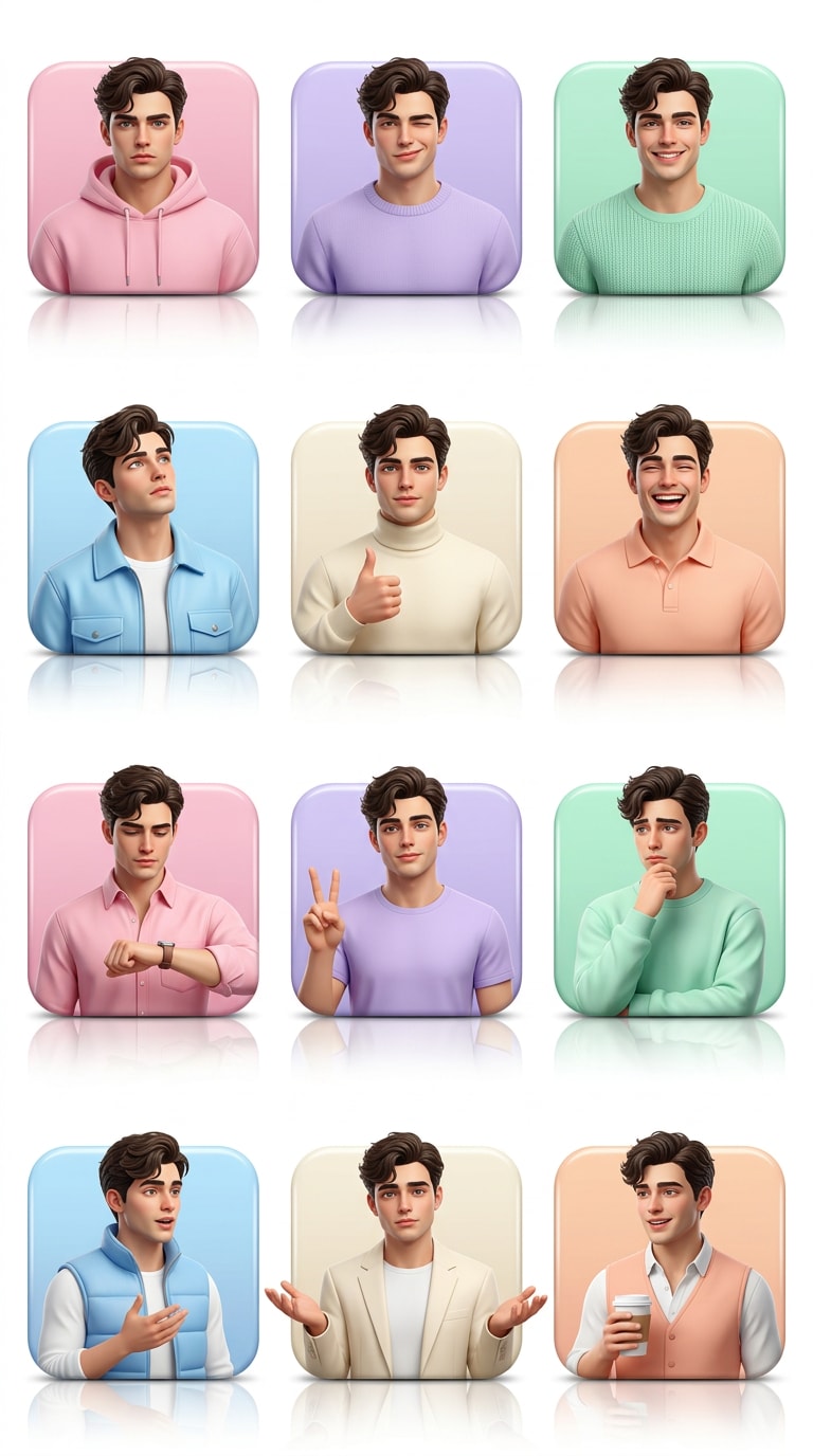 Soft Pastel App Icon Aesthetic prompt